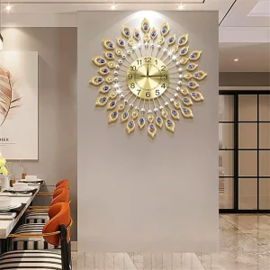 Wall Clocks Crystal Modern Elegant Design