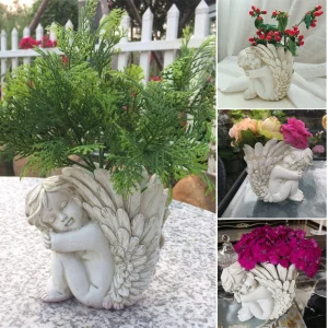Resin Sculptures Crafts Vintage Angel
