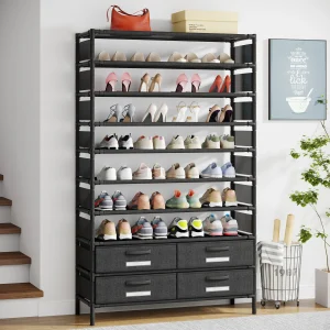 Tribesigns 10 Tier Shoe Rack