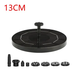 Free-Standing Solar Fountain with 8 Nozzles